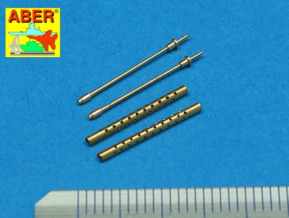 Aber A48 017 Jeu de 2 canons standard de calibre .50 (12,7 mm) pour mitrailleuses d&amp;#39;avion américaines Browning M2 (1/48) – image 3