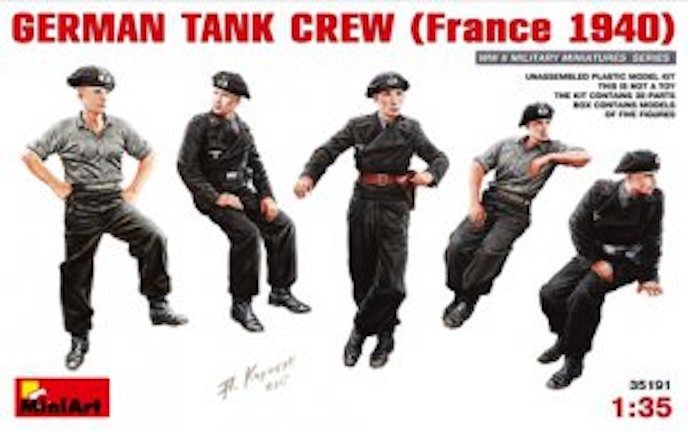 MiniArt 35191 German Tank Crew (France 1940) 1/35