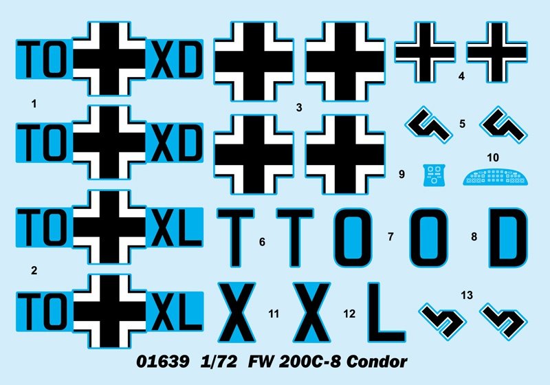 Trumpeter 01639 FW200 C-8 Condor 1/72 – immagine 4