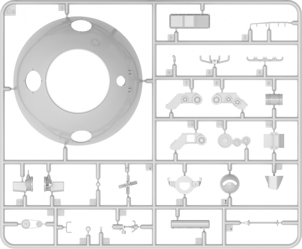 MiniArt 40003 SPHERICAL FIGHTING VEHICLE. TsAMO PROJECT. INTERIOR KIT 1/35 – image 13