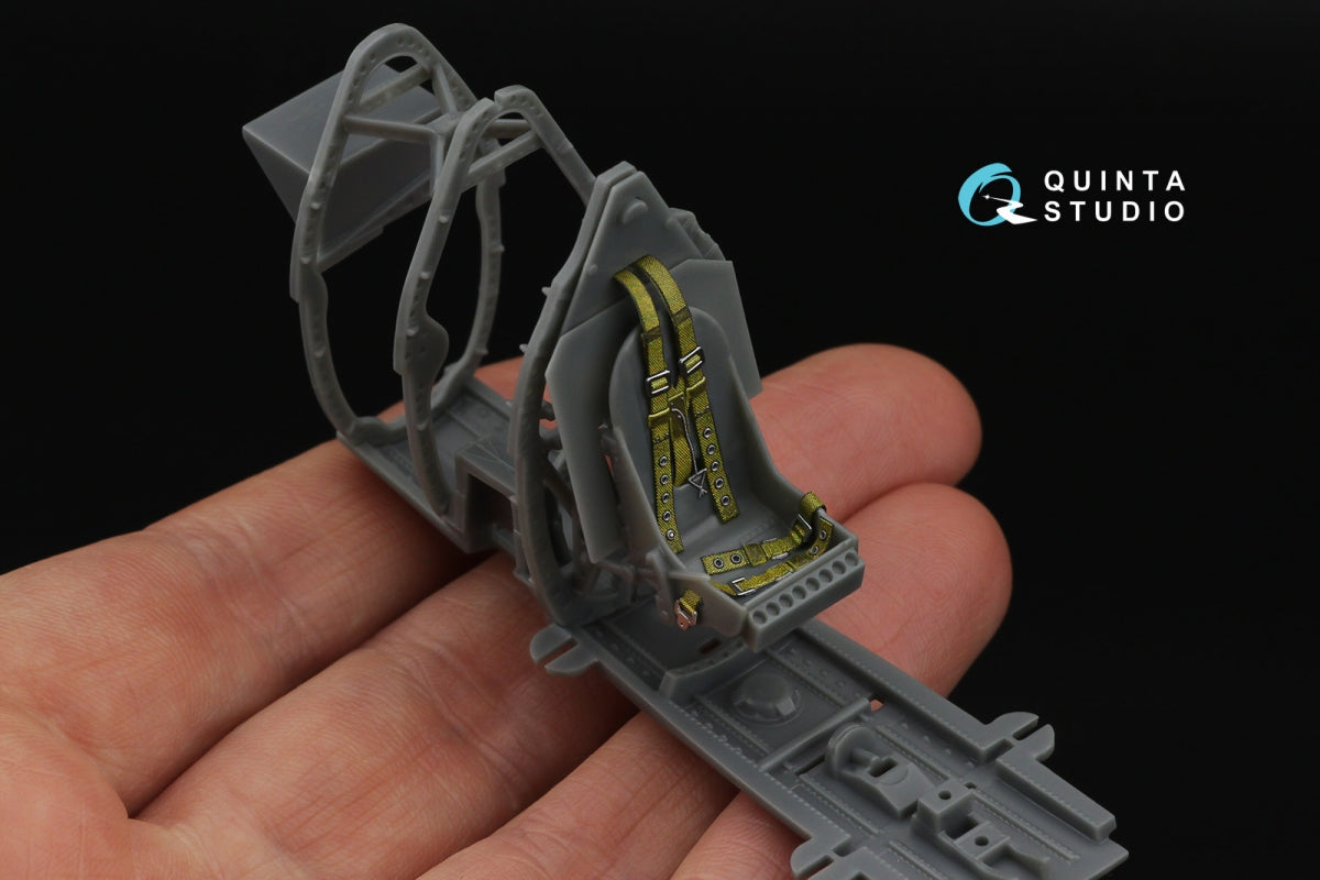 Quinta Studio QR+32046 British Fighter Seatbelts, mid WWII (with metal buckles) (All kits) 1/32 – imagen 7