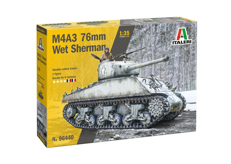Italeri 96440 M4A3 76mm WET SHERMAN 1/35 – immagine 2