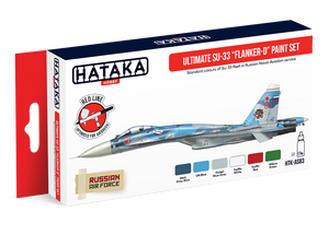 Hataka HTK-AS83 Ultimate Su-33 Flanker-D paint set (6x17ml)