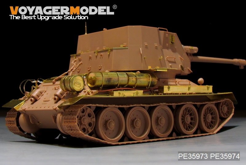 Voyager Model PE35973 Egyptain T-34/122 S.P.G Basic For RFM 5013 1/35 – zdjęcie 19