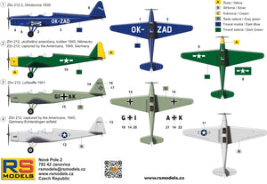 RS Models 92304 Zlin Z-XII Vol. Sports Aircraft 1/72 – image 2