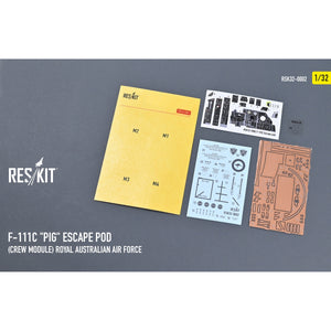 RESKIT RSK32-0002 F-111С "Pig" Escape Pod (Crew Module) Royal Australian Air Force - resin model kit 1/32