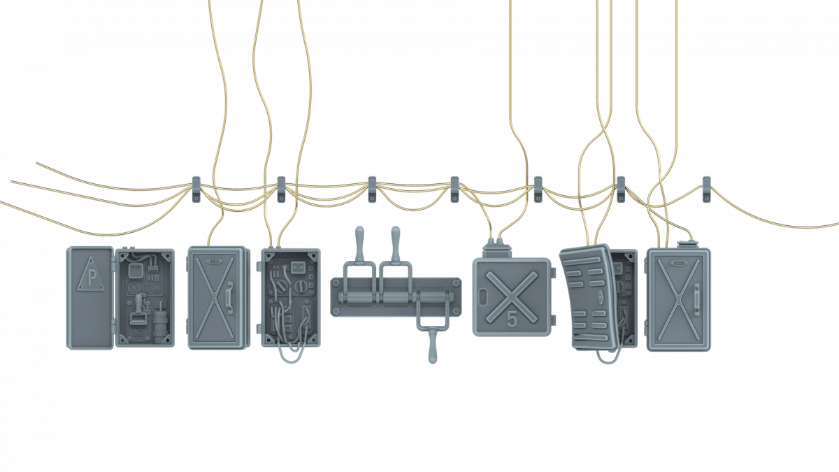RT-Diorama 35677 Industrial Fuse Boxes 1/35 – immagine 3