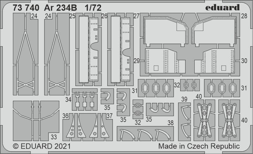 Eduard 73740 Ar 234B HOBBY 2000 / DRAGON 1/72 – immagine 2