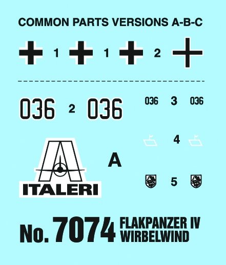 Italeri 7074 FLAKPANZER IV WIRBELWIND 1/72 – image 7