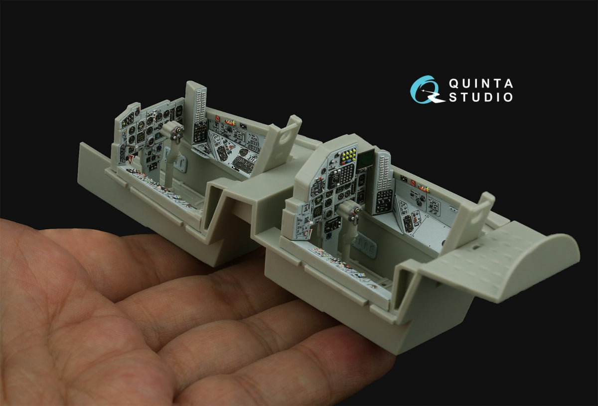 Intérieur imprimé en 3D et coloré du MiG-29UB (Trumpeter) de Quinta Studio QDS-32227 (Petite version) 1/32 – image 10