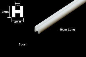 Tamiya 70201 profilé en I en plastique, section 3 mm - H - paquet
