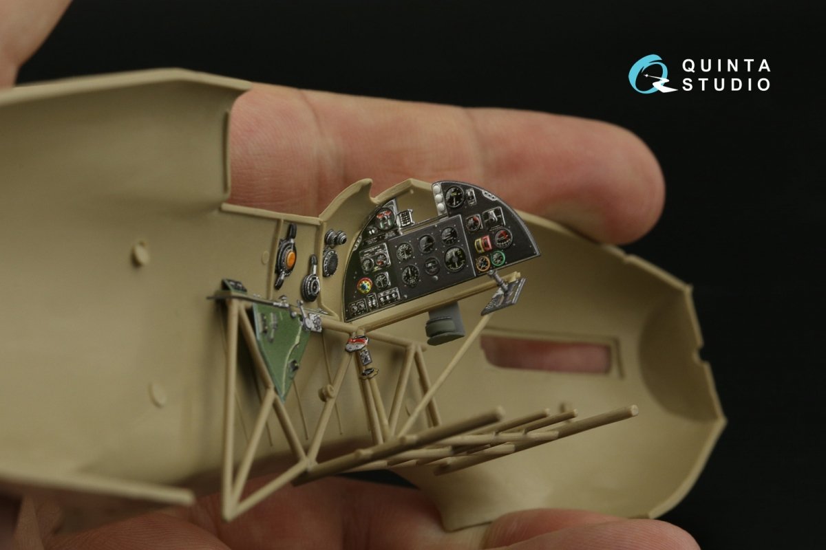 Quinta Studio QD32140 Hawker Hurricane Family 3D-Printed &amp;amp; coloured Interior on decal paper (Fly) 1/32 – immagine 2