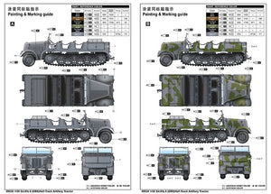 Trumpeter 09538 Sd.Kfz.8 (DB9)Half-Track Artillery Tractor 1/35 – Bild 4