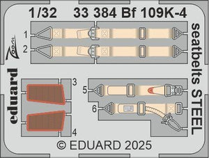 Eduard BIG33169 Bf 109K-4 for KOTARE (general set, seatbelts STEEL, masks) 1/32