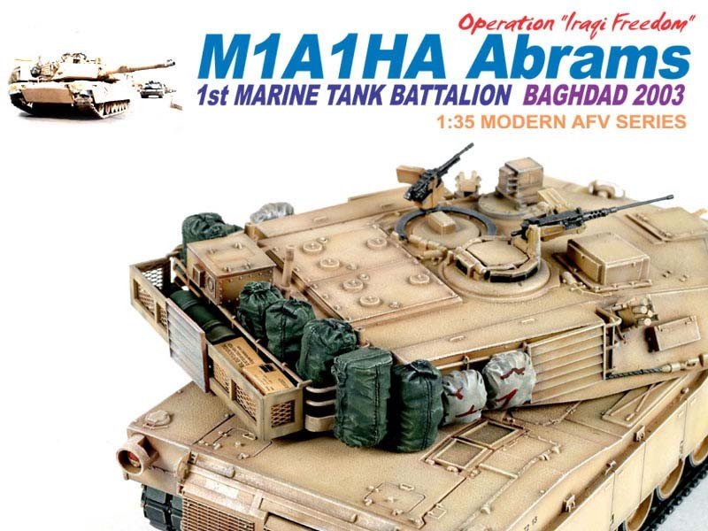 Dragon 3533 M1A1HA Abrams BAGHDAD 2003 1/35 – immagine 3