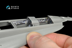 Quinta Studio QD48145 F/A-18B 3D-Printed &amp;amp; coloured Interior on decal paper (for Kinetic kit) 1/48 – Bild 7