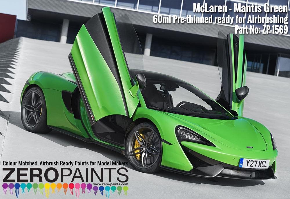 Peinture Zero Paints ZP-1569 Vert Mante McLaren 60 ml