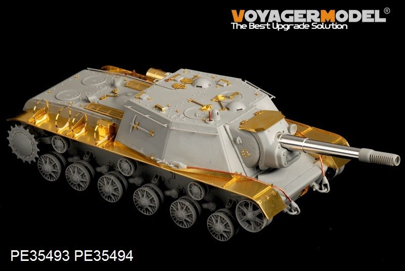 Maquette Voyager PE35493, SU-152 soviétique de la Seconde Guerre mondiale (version de base, fin de production) pour TRUMPETER 05568, échelle 1/35 – image 4
