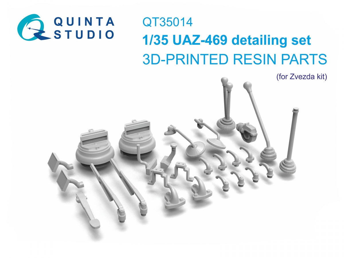 Kit de détails Quinta Studio QT35014 UAZ-469 (Tous kits) 1/35