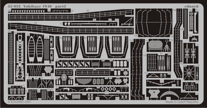 Eduard 53032 Yukikaze 1940 1/350 Hasegawa – Bild 2