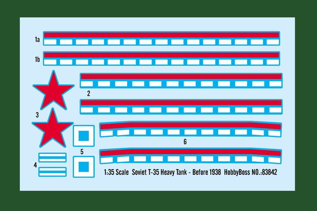 Hobby Boss 83842 Soviet T-35 Heavy Tank -Before – immagine 4