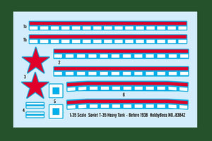 Hobby Boss 83842 Soviet T-35 Heavy Tank -Before – immagine 4