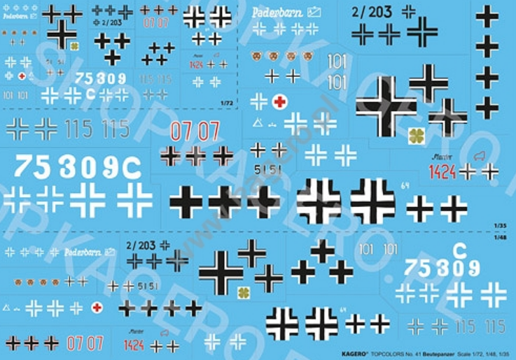 Kagero 15041 Beutepanzer (kalkomania/decals) PL/EN – imagen 2