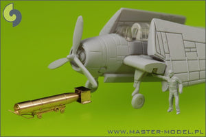 Master SM-350-073 USN Airborne torpedoes Mark 13 (22.4in) with trolleys - improved type (10 pcs) – Bild 4
