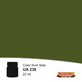 Lifecolor UA238 Soviet Army vert olive foncé Var FS34096 22ml