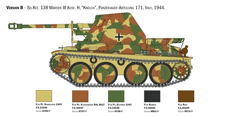 Italeri 6566 Marder III Ausf. H Sd. Kfz.138 1/35 – image 10