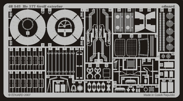 Eduard 48543 He 177 Greif exterior 1/48 CMK / MPM