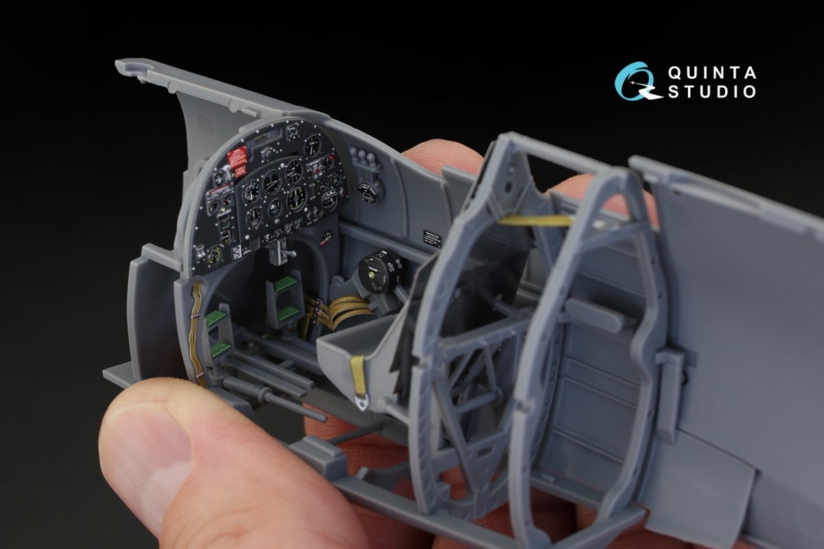 Quinta Studio QD32018 Spitfire Mk.IX 3D-Printed &amp;amp; coloured Interior on decal paper (for Tamiya kit) 1/32 – imagen 7