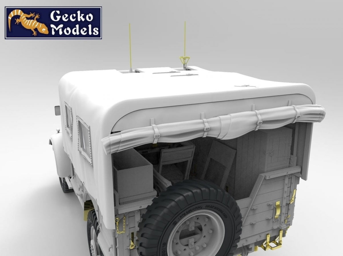 Gecko Models 35GM0061 WWII British Bedford MWR FFW Radio command truck 1/35 – imagen 4