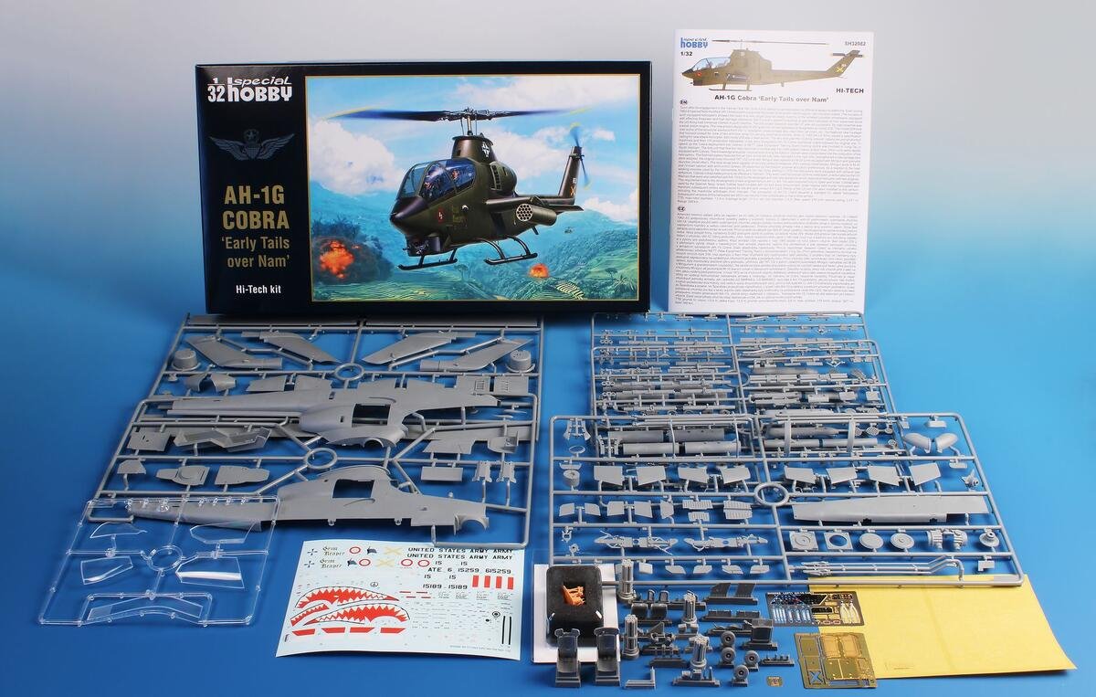 Special Hobby 32082 AH-1G Cobra ‘Early Tails over Vietnam’ Hi-Tech Kit 1/32 – Bild 2