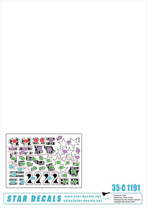Star Decals 35-C1191 M4A3E8 Sherman 3 Korean War 1950-53 1/35 – Bild 2