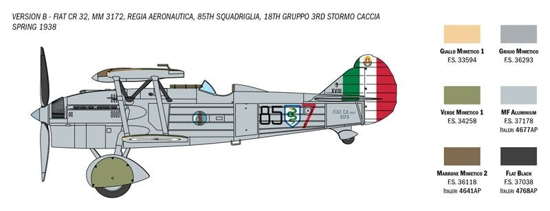 Italeri 1438 CR.32 Freccia 1/72 – zdjęcie 5