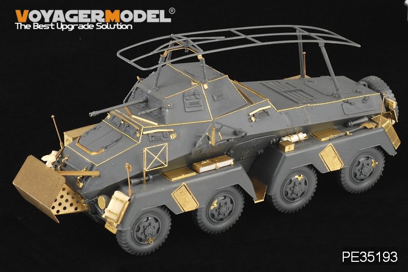 Voyager Model PE35193 WWII German Sd.Kfz.232 8 ROD early version for TAMIYA Kit 1/35 – Bild 4