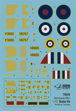 Arma Hobby 70020 Hawker Hurricane Mk.I Squadron 303 1/72 – image 5