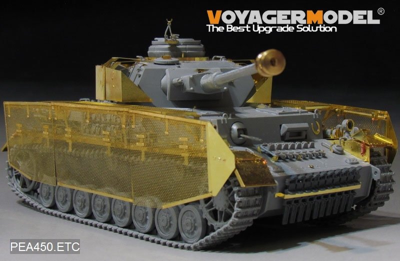 Voyager Model PEA450 WWII German Pz.Kpfw.IV Ausf.J &amp;quot;Thoma shields&amp;quot; wire mesh schürzen (Last Production) (FOR Boder 35008) 1/35 – Bild 3