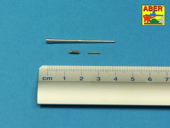 Aber 35L-180 25mm M242 Bushmaster early chain gun barrel &amp;amp; 7,62mm M240 machine gun barrel used on early M2/M3 Bradley or LAV-25 1/35 – Bild 2