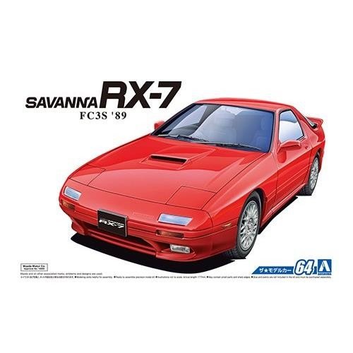 Aoshima 05549 MAZDA FC3S SAVANNA RX-7 89 1/24