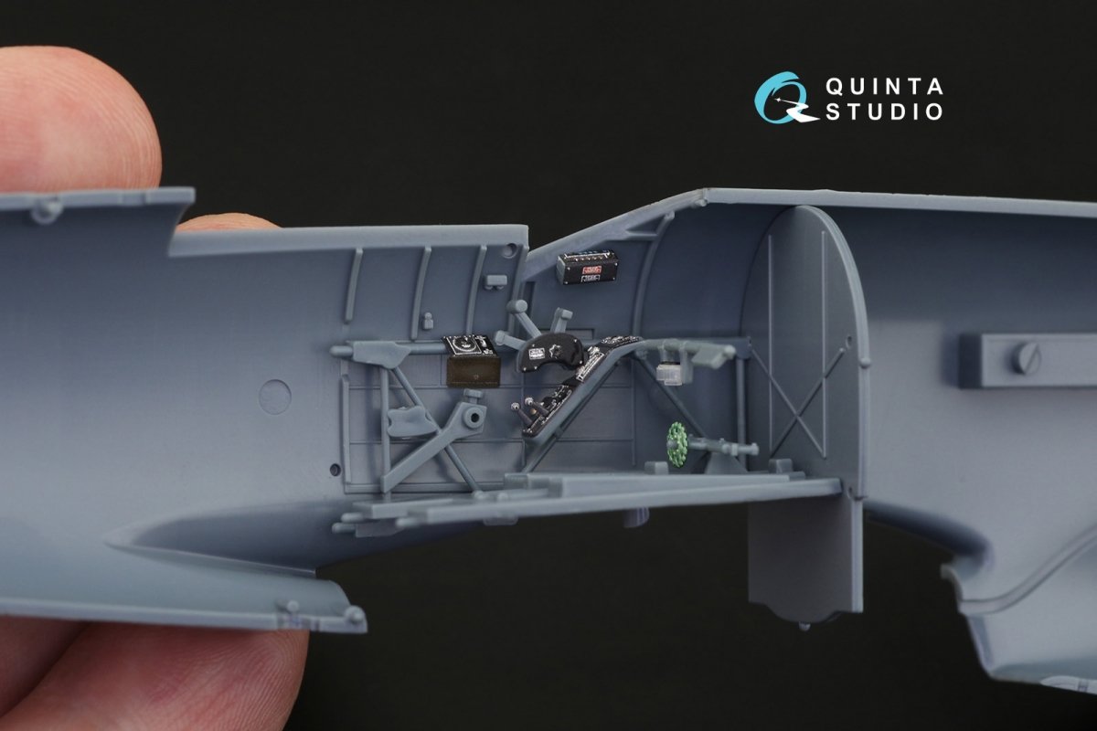 Quinta Studio QD48191 Tempest Mk.V 3D-Printed &amp;amp; coloured Interior on decal paper (Eduard) 1/48 – immagine 2