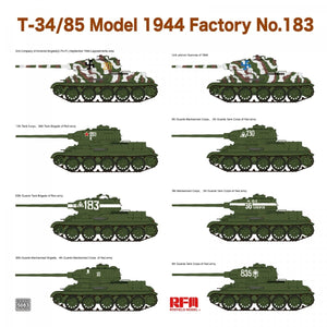 Rye Field Model 5083 T-34/85 Model 1944 Factory No.183 1/35 – immagine 4