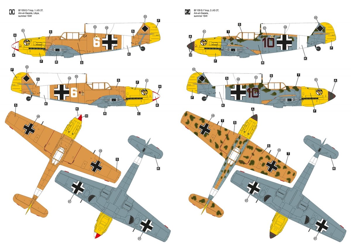 Hobby 2000 32006 Messerschmitt Bf 109 E-7 Trop ( DRAGON + CARTOGRAF ) 1/32 – immagine 3