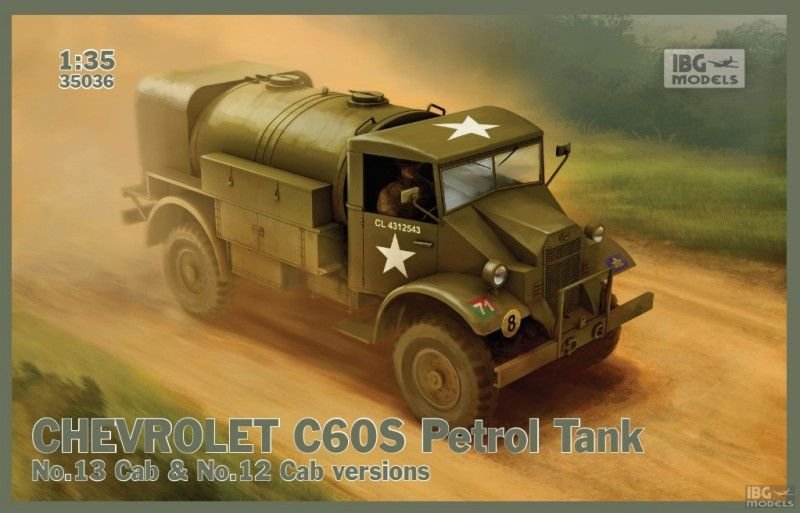 IBG 35036 Réservoir d&amp;#39;essence Chevrolet C60S 1/35
