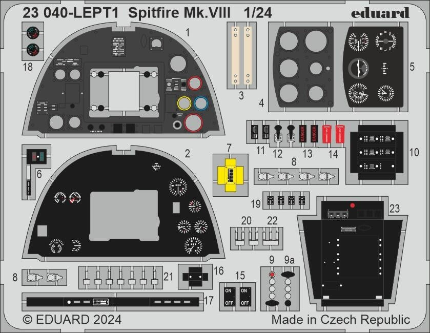 Eduard BIG2406 Spitfire Mk. VIII AIRFIX 1/24 – image 2