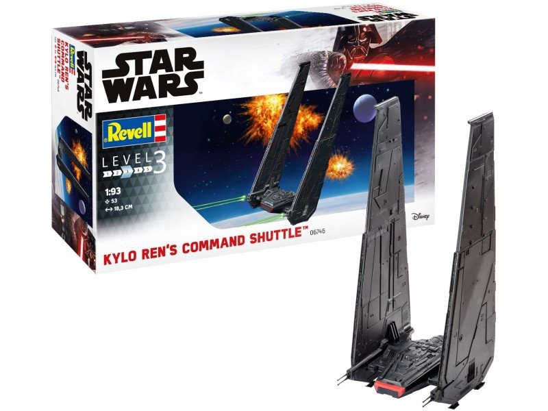 Revell 06746 Kylo Ren&amp;#39;s Command Shuttle 1/93 – immagine 2