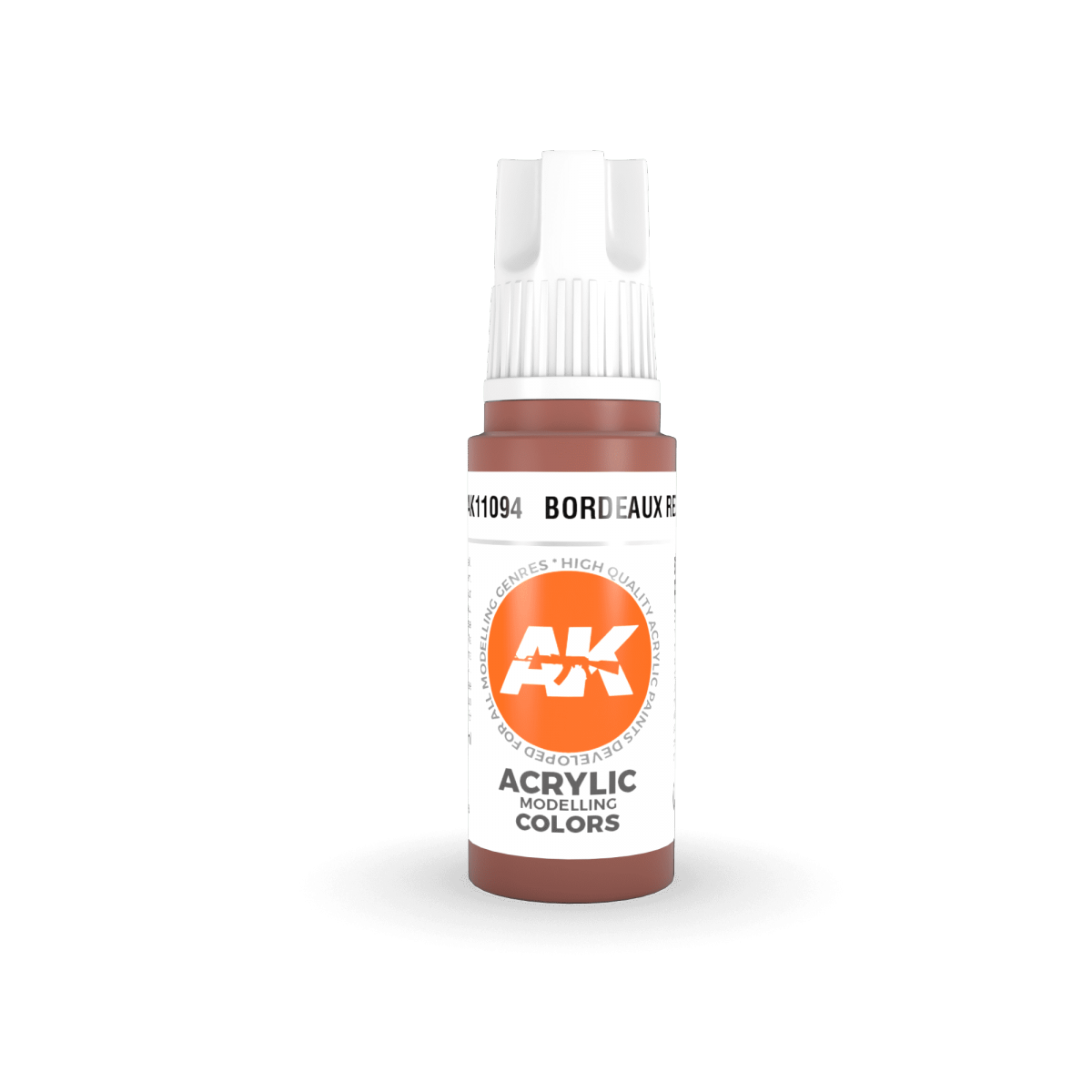 AK Interactive AK11094 BORDEAUX RED – STANDARD 17ml – immagine 2