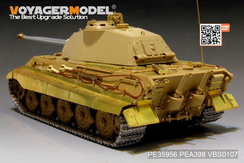 Voyager Model PE35956 WWII German King Tiger (Porsche Turret) For MENG TS-037 1/35 – Bild 12