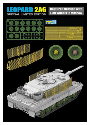 Rye Field Model 5114 Leopard 2A6 Captured Version with T-80 Wheels in Moscow 1/35 – zdjęcie 3